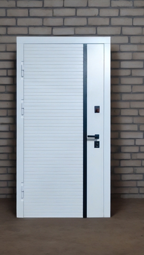 С черной полосой на белом МДФ С черной полосой на белом МДФ