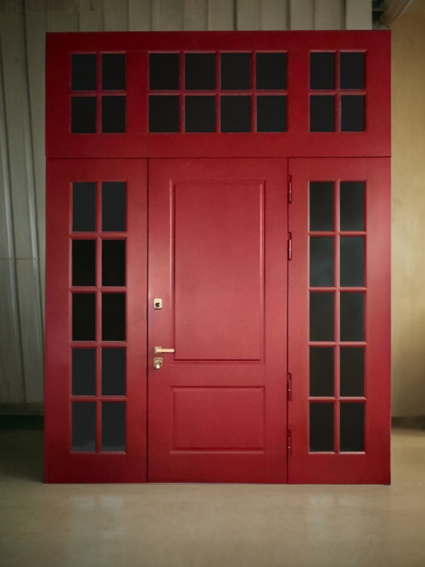 Красная с остеклением Красная с остеклением