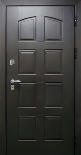 Металлическая квартирная дверь МДФ шпон