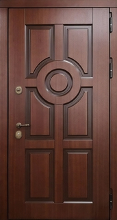 Входная термодверь с панелями МДФ шпон «псевдофилёнка» Входная термодверь с панелями МДФ шпон «псевдофилёнка»